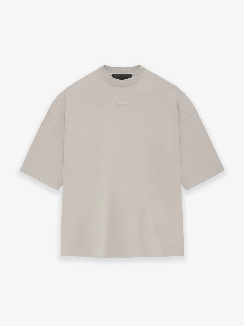JERSEY CREWNECK TEE SILVER CLOUD