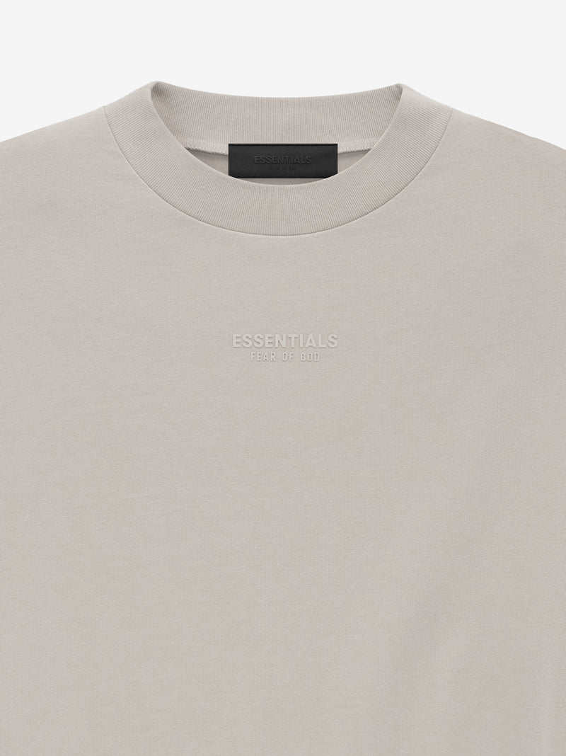 JERSEY CREWNECK TEE SILVER CLOUD