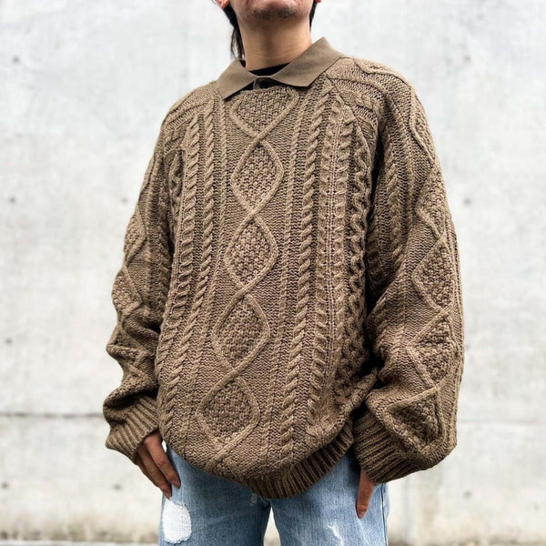 CABLE KNIT WOOD