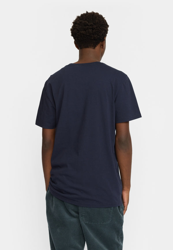 PRINTED T-SHIRT - NAVY