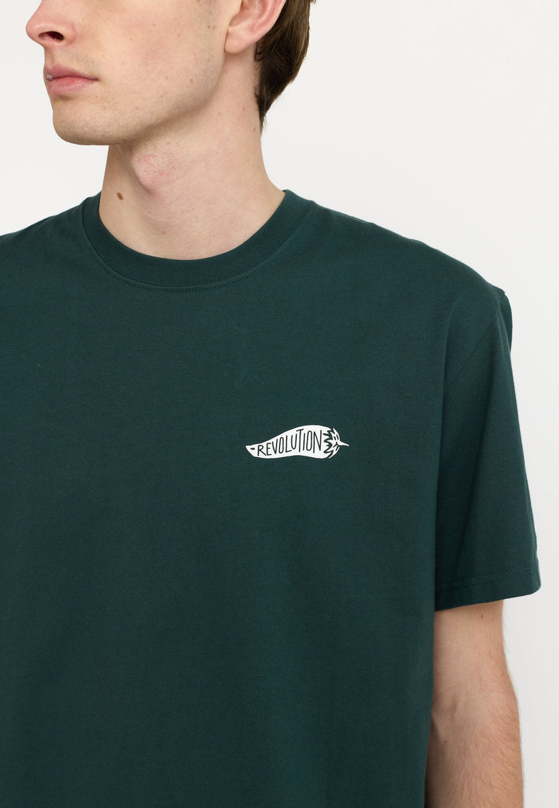 APPLICATION T-SHIRT S DARK GREEN