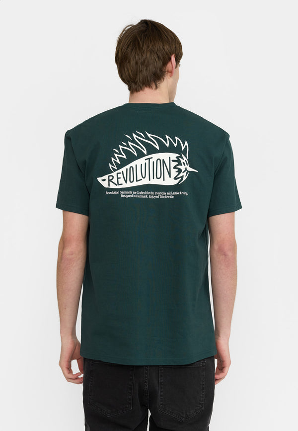 APPLICATION T-SHIRT S DARK GREEN