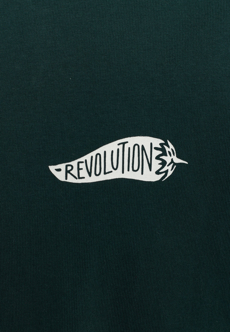 APPLICATION T-SHIRT S DARK GREEN