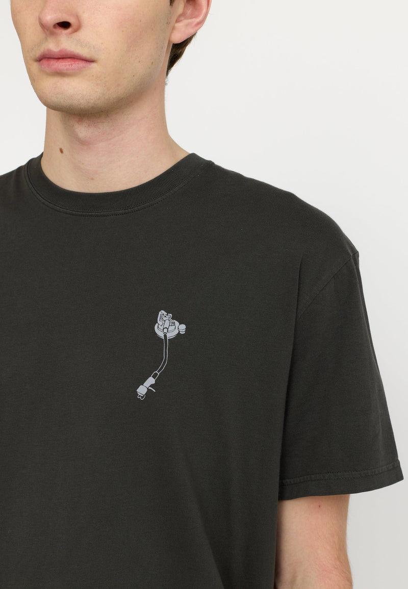 PRINTED T-SHIRT - BLACK