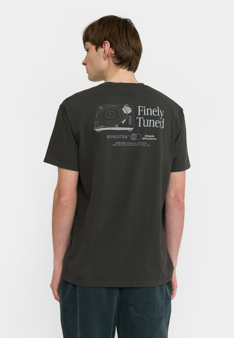 PRINTED T-SHIRT - BLACK