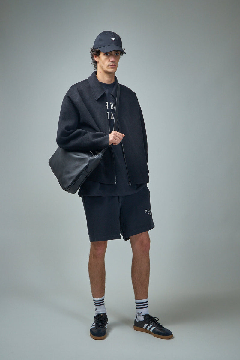 HEAVY CREWNECK TEE - BLACK
