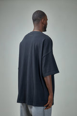 HEAVY CREWNECK TEE - BLACK
