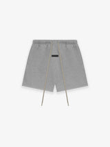 MEN-SWEAT SHORTS-DARK HEATHER OATMEAL
