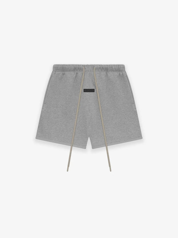 MEN-SWEAT SHORTS-DARK HEATHER OATMEAL