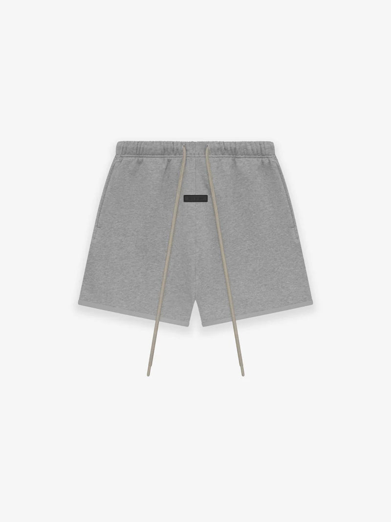MEN-SWEAT SHORTS-DARK HEATHER OATMEAL