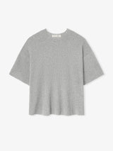 WAFFLE SHORT SLEEVE - CONCRETE HEATHER