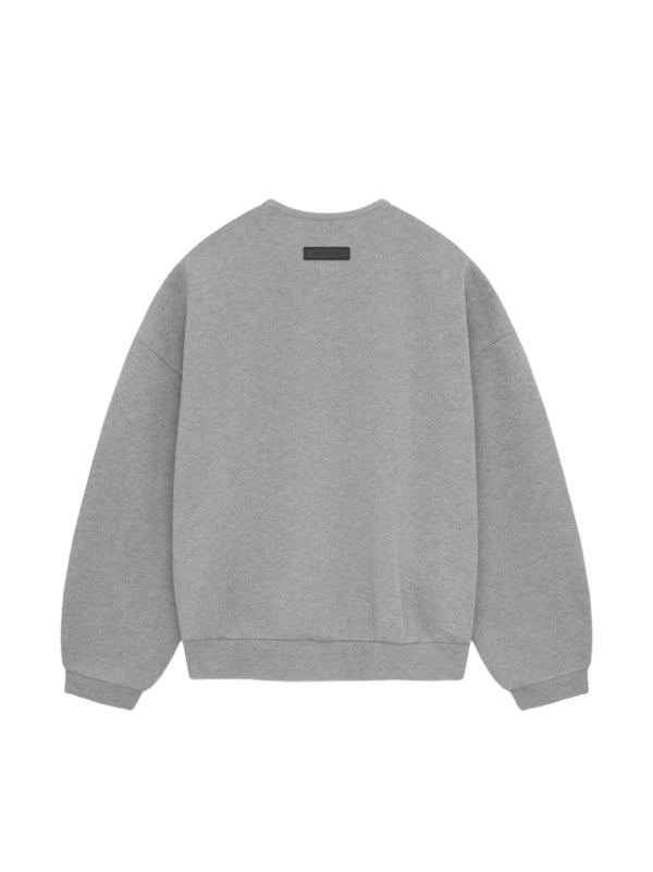 MEN-CREWNECK SWEATER-DARK HEATHER OATMEAL