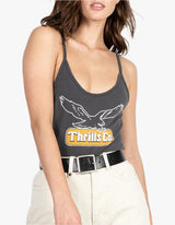BAD TO BONE BODY SUIT MERCH BLACK