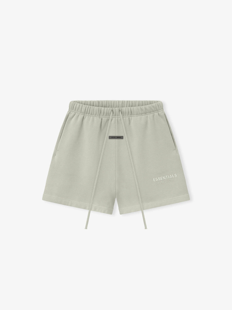 SOCCER FLEECE SHORTS - ABBEY STONE