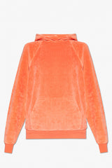 WOMEN VELOUR HOODIE CORAL
