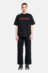 BLACKSTAGE RED TEE  BLACK