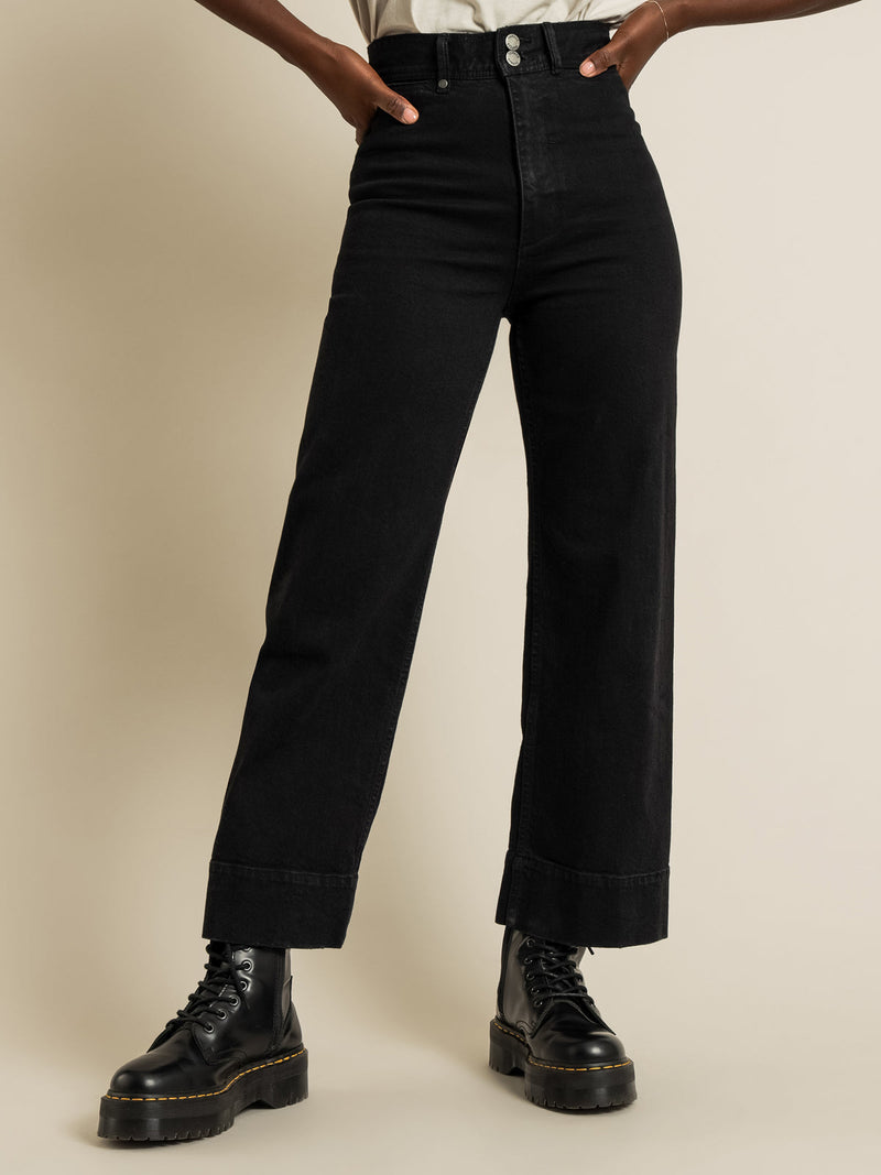 BELLE STRETCH JEAN AGED BLACK