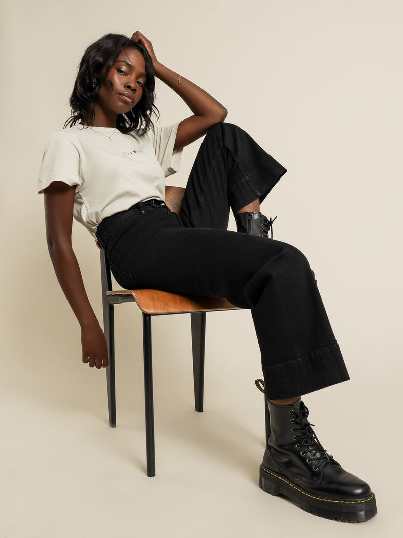 BELLE STRETCH JEAN AGED BLACK