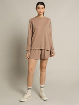 HEMP LONG SLEEVE TEE YAK