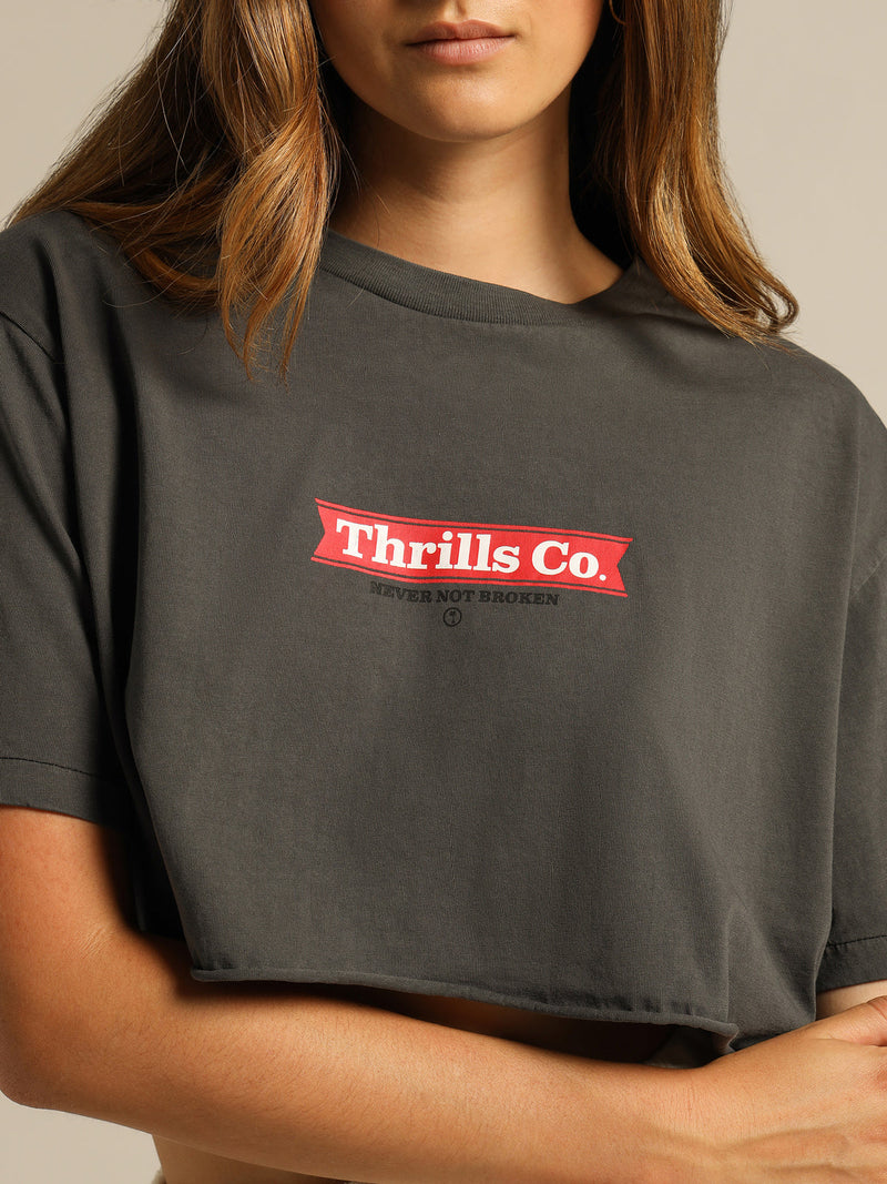 BRIGADE SUPER CROP TEE