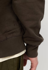 LOOSE HOODIE - BROWN