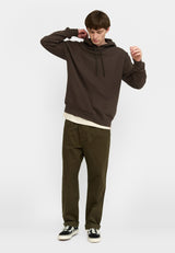 LOOSE HOODIE - BROWN