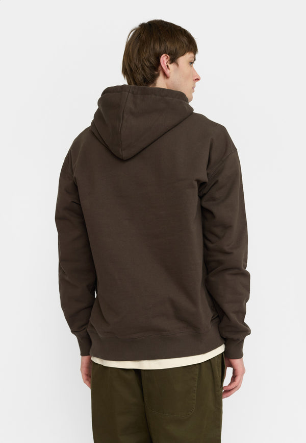 LOOSE HOODIE - BROWN
