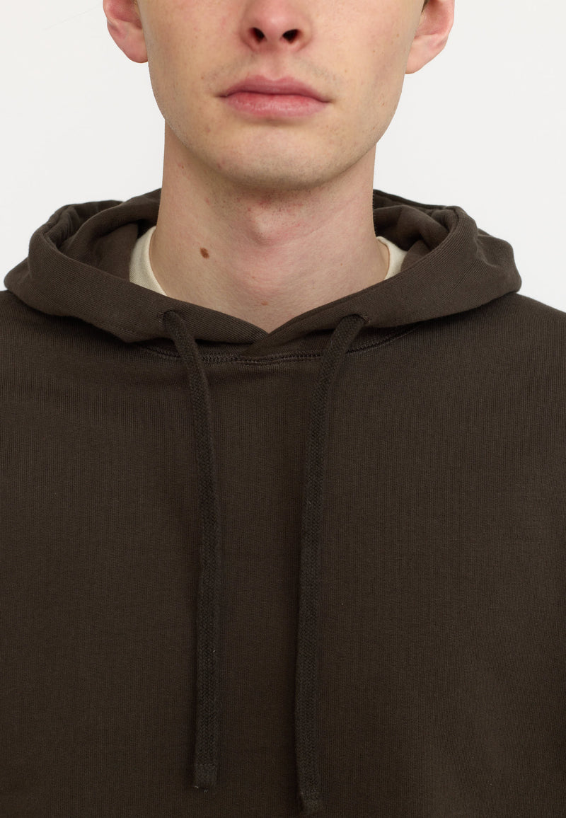 LOOSE HOODIE - BROWN