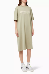 WOMEN TEE SHIRT DRESS SEA FOAM