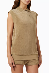 SLEEVELESS POL0 OAK