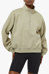 WOMENS 1/2 ZIP PULLOVER -  SEA FOAM