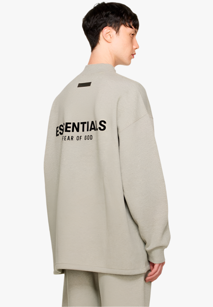 RELAXED CREWNECK Sweatshirt DARK OATMEAL