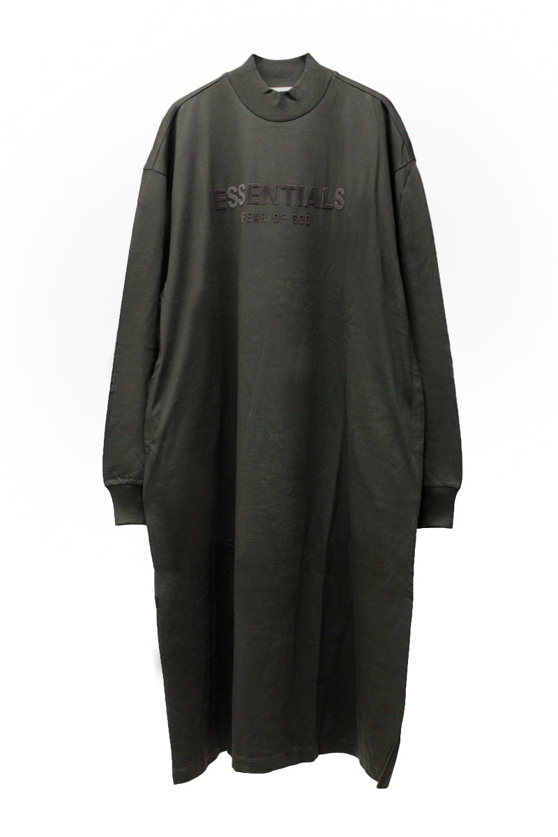 LS TEE DRESS Off Black