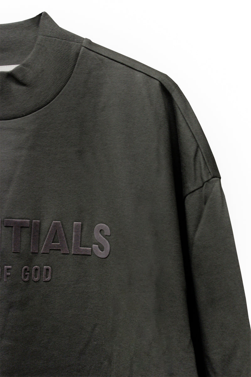 LS TEE DRESS Off Black