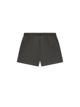 MEN- FLEECE RUNNING SHORT-JET BLACK