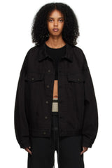 DENIM JACKET BLACK CORE