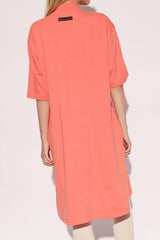 TEE DRESS-CORAL