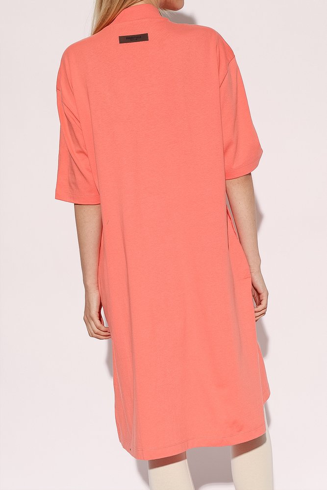 TEE DRESS-CORAL