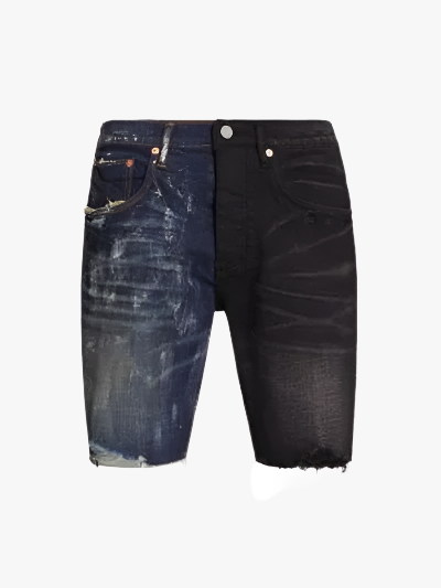 INDIGO BLACK WASH SPLIT