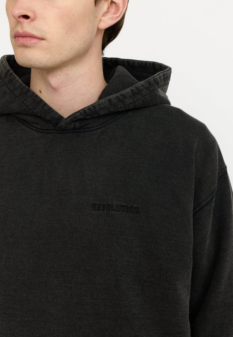 LOOSE HOODIE - BLACK