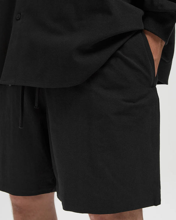 OXFORD SOCCER SHORTS - JET BLACK