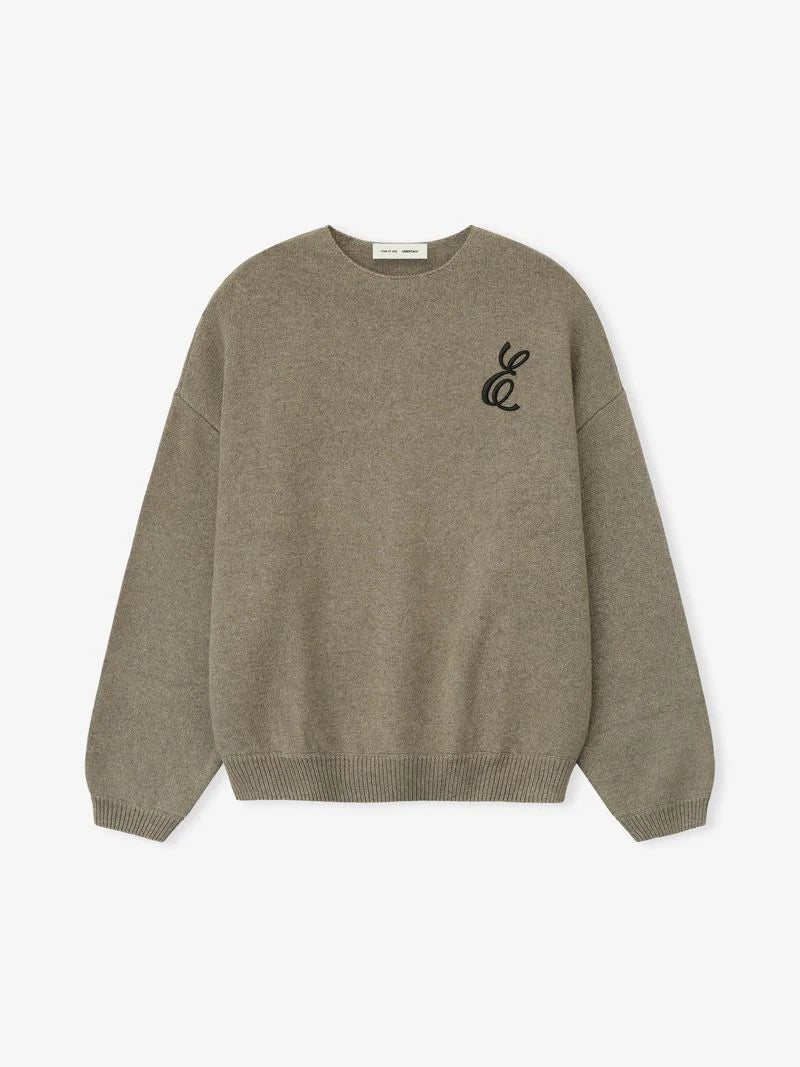 MERINO CREWNECK SWEATER - HOMESTEAD HEATHER