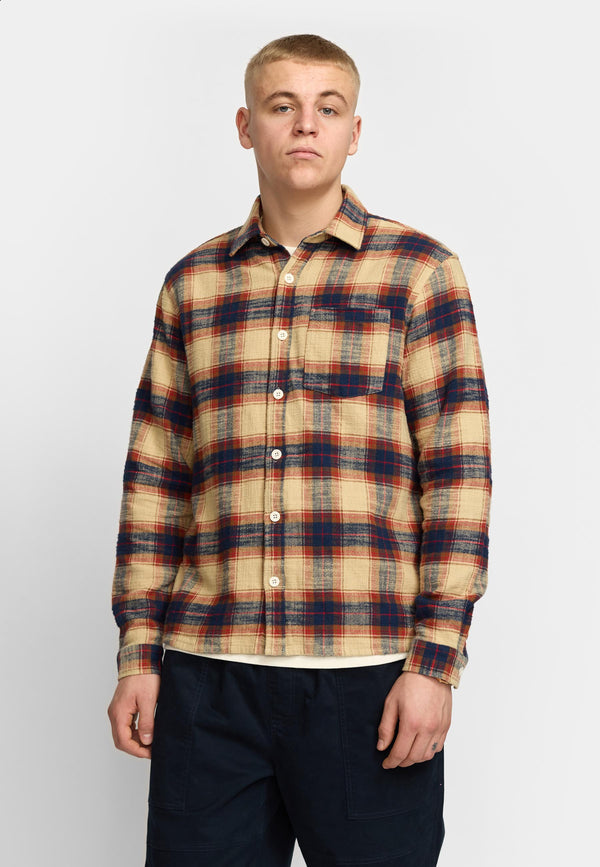 LOOSE SHIRT - NAVY