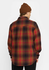 OVERSHIRT W. ZIPPER - RED