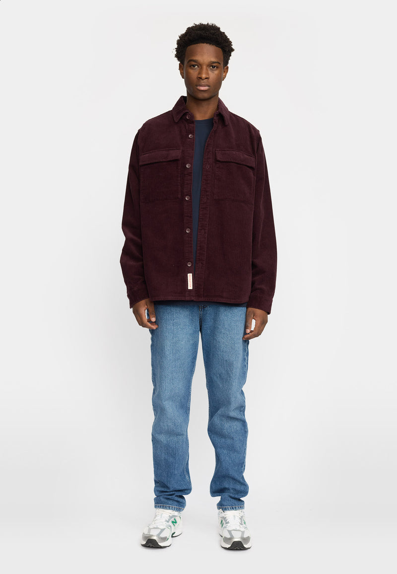 UTILITY OVERSHIRT S BURGUNDY