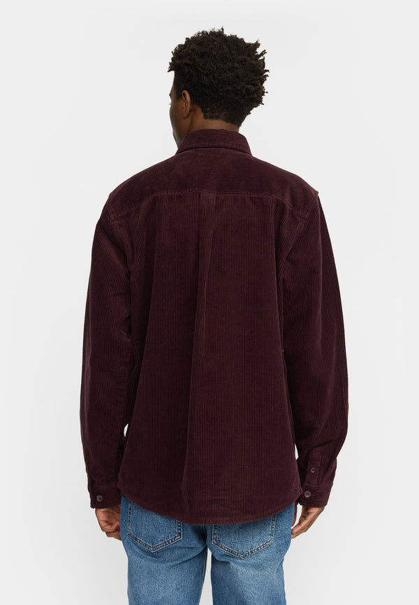 UTILITY OVERSHIRT S BURGUNDY