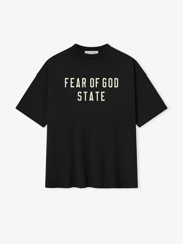 90S FIT T-SHIRT - JET BLACK