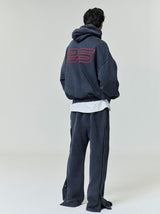 HEAVY FLEECE 90'S HOODIE - IRON GREY