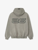 HEAVY FLEECE 90'S HOODIE - SMOKE GREY
