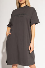 WOMEN-TEE DRESS-OFF BLACK